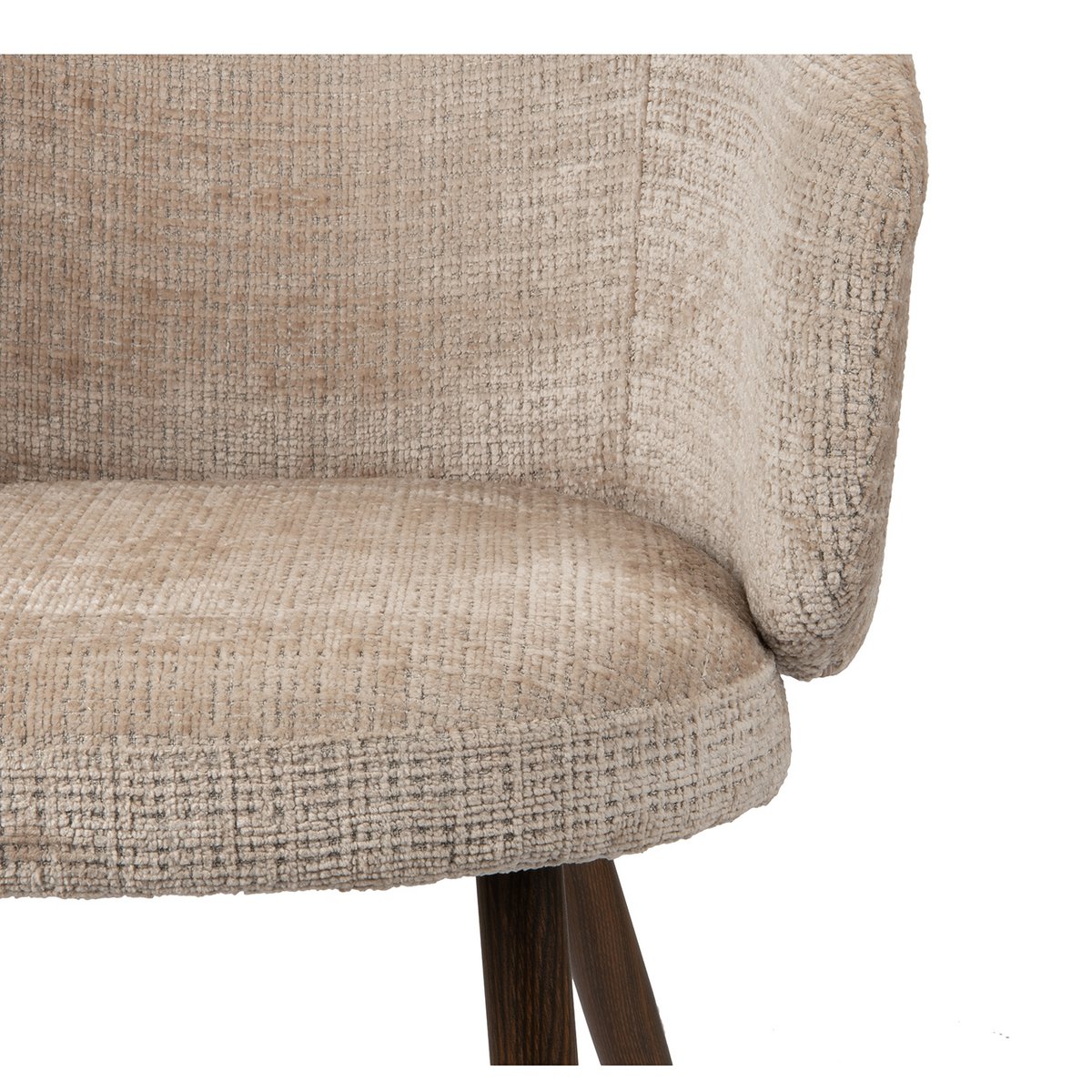 LUNA - chaise Crème (ensemble de 2)