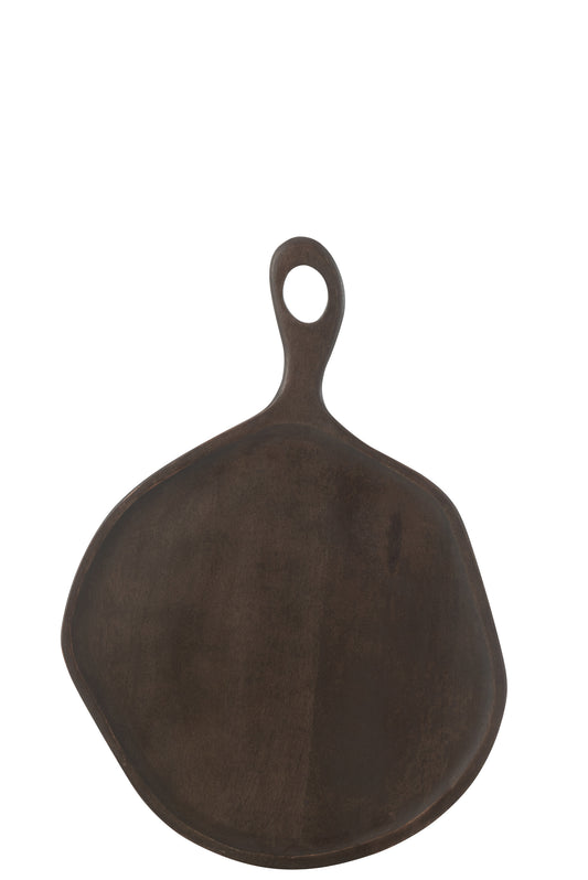 GOA - Plateau marron foncé -  46 cm