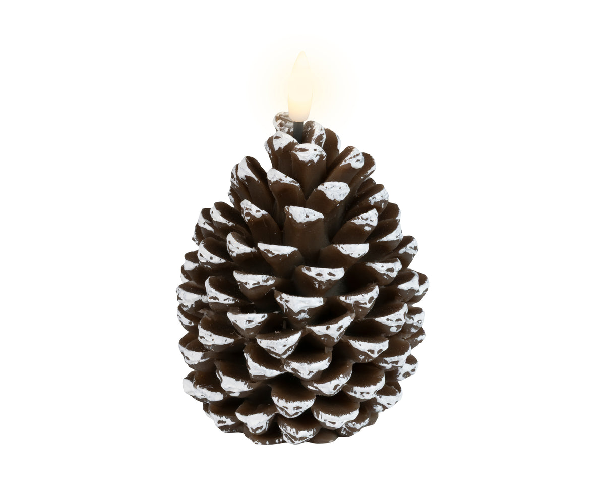 POMME DE PIN LED marron blanc intérieur