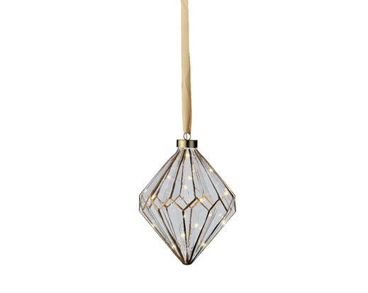 DIAMANT - Suspension Micro LED fixe intérieur - D 16 cm