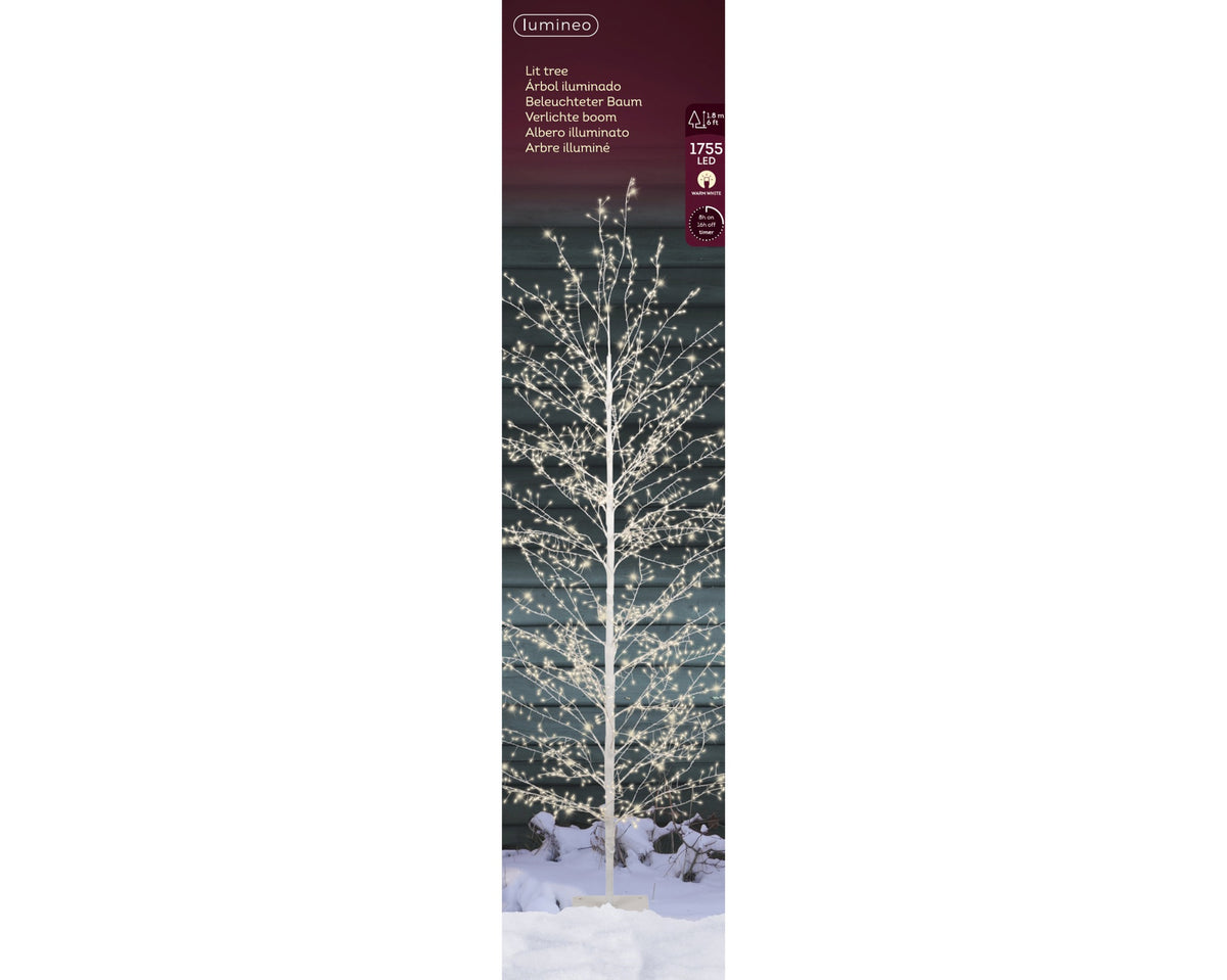 SAPIN blanc 1755 LED micro-led extérieur