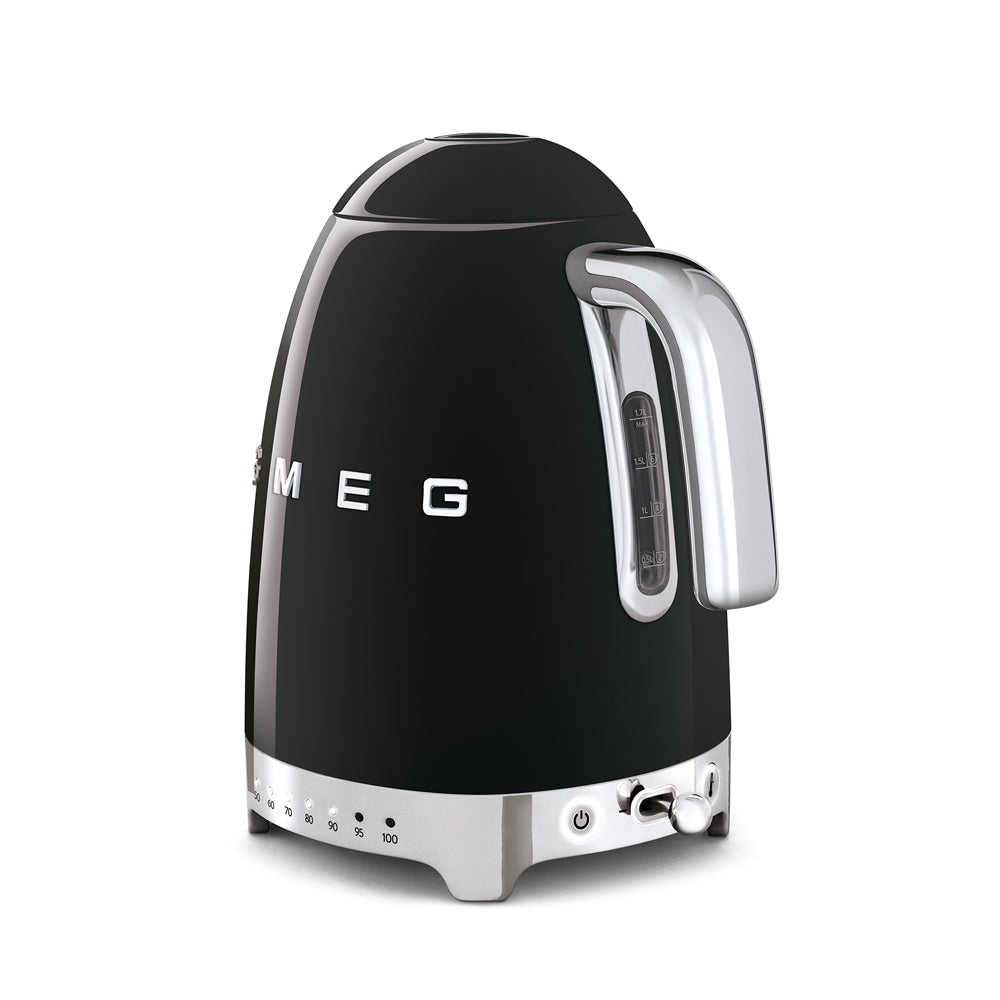 BOUILLOIRE SMEG Température Réglable 1,7L Noir