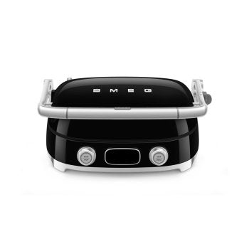 GRIL SMEG Multifonction 2000W noir