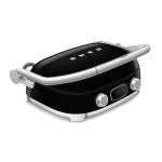 GRIL SMEG Multifonction 2000W noir