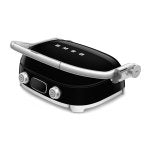 GRIL SMEG Multifonction 2000W noir