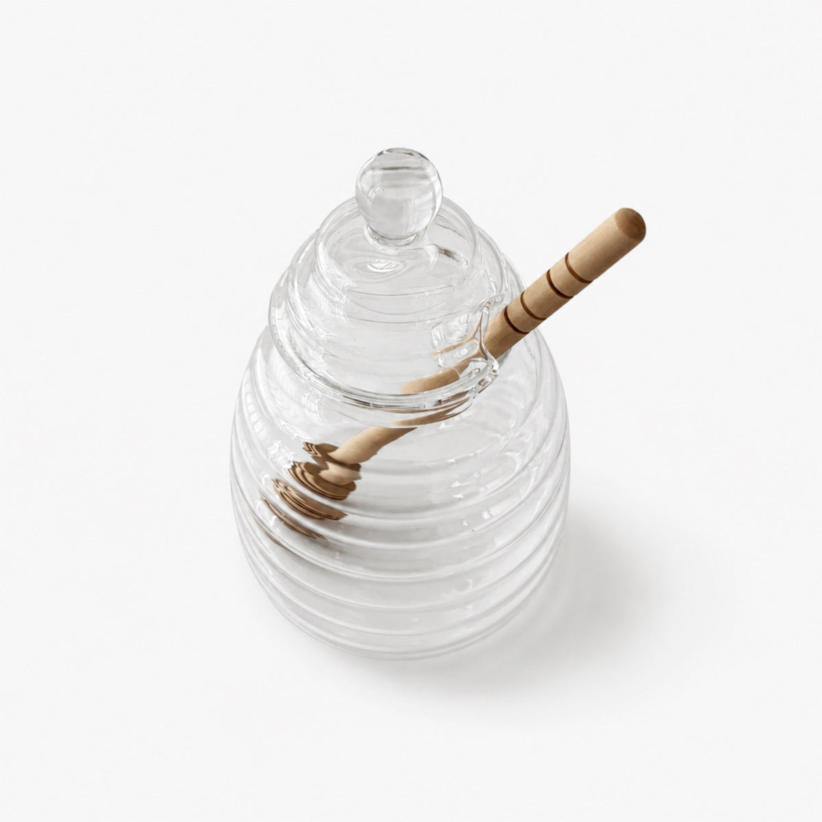 POT MIEL verre + cuillère bois