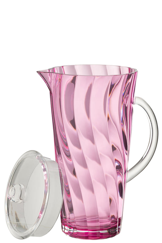 VAGUE - Pichet plastique rose