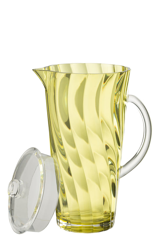 VAGUE - Pichet plastique jaune