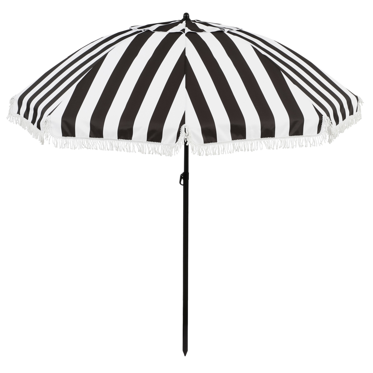 OSBORN Parasol - H238 x Ø220 cm - Noir, Blanc