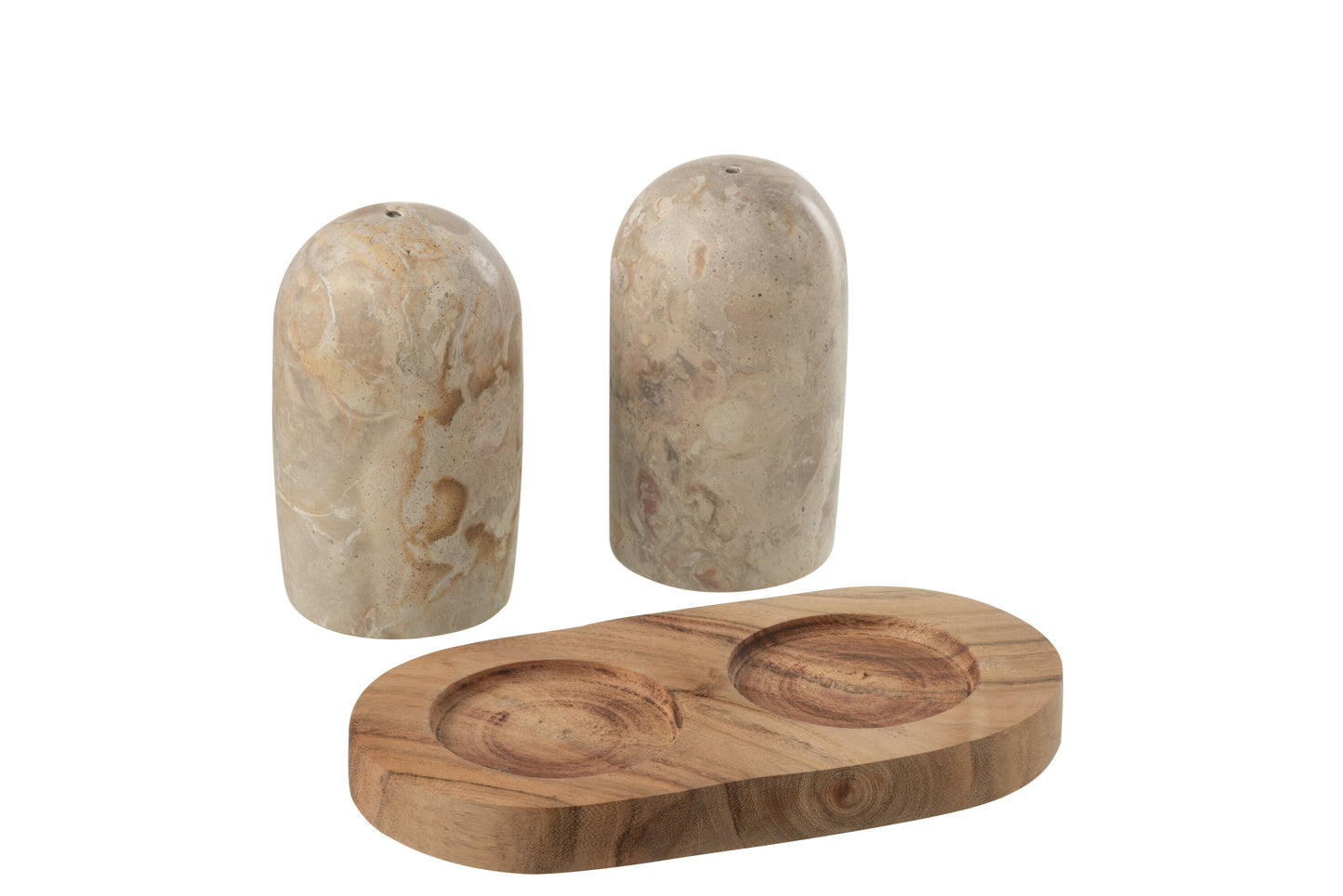 Set et  poivre Marbre naturel beige