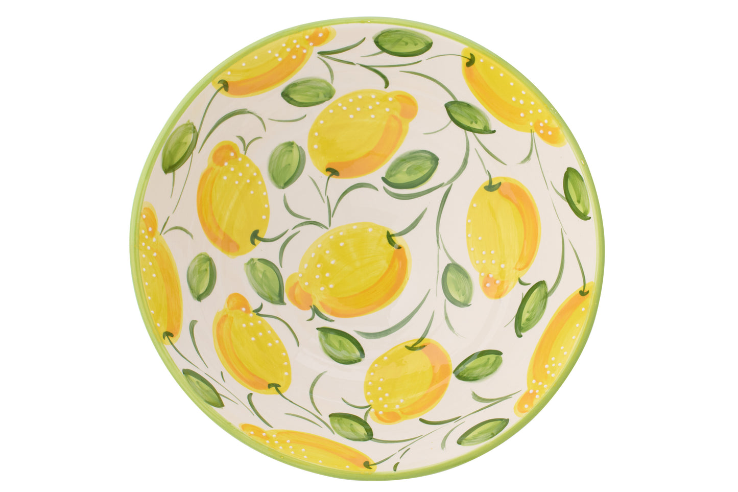 LEMON Grand saladier jaune/vert