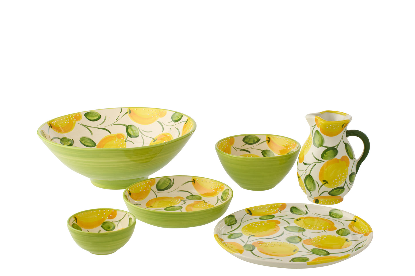 LEMON Grand saladier jaune/vert
