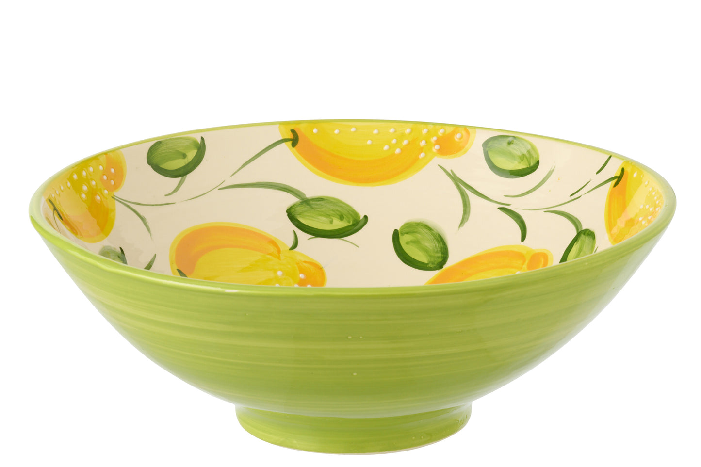 LEMON Grand saladier jaune/vert
