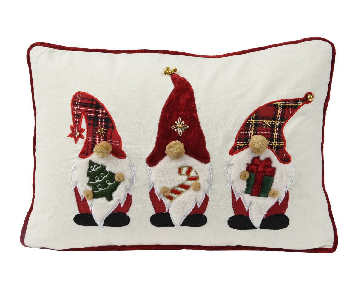 3 GNOMES  coussin