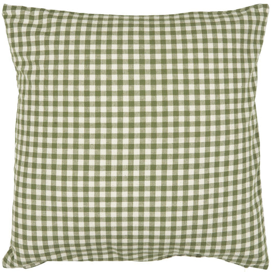 ARTHUR VICHY vert- Housse de coussin 50 x 50 cm