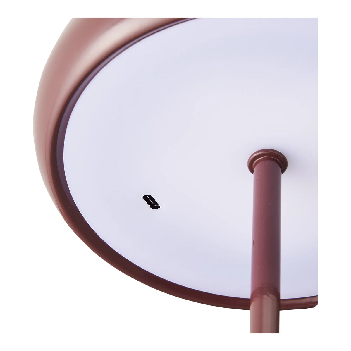MARGATE Lampe de table intérieure rechargeable bordeaux