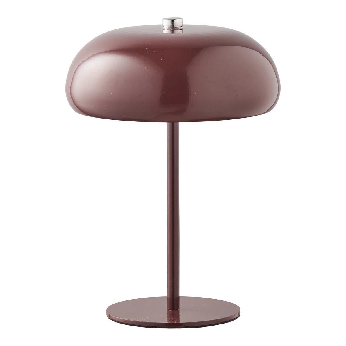MARGATE Lampe de table intérieure rechargeable bordeaux