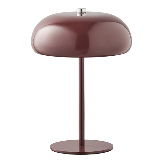 MARGATE Lampe de table intérieure rechargeable bordeaux