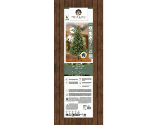 ALLISON LED Sapin 320 LED intérieur 180 cm