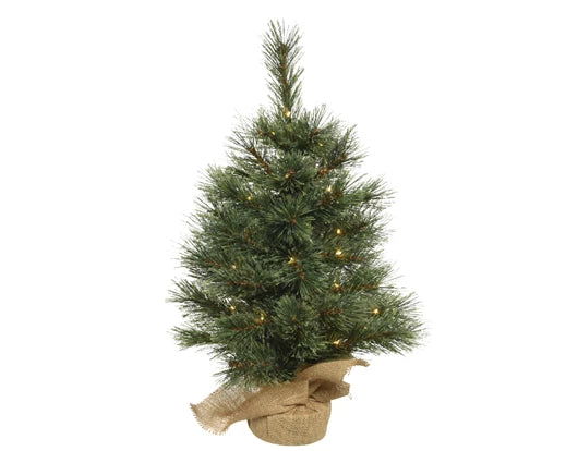 Mini sapin artificiel Cashmere LED - H45 cm