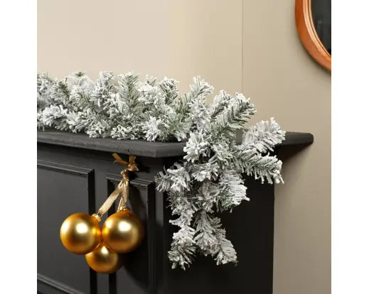 Guirlande enneigée intérieur  270 cm