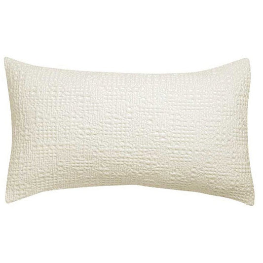 TANA - Coussin Stonewashed Craie 40 X 65