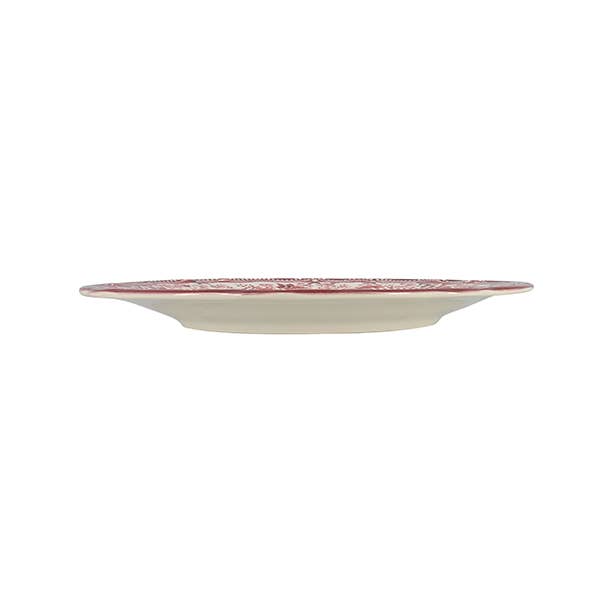 FAUSTINE Assiette plate 26cm en porcelaine rose