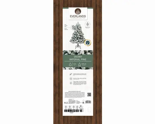 IMPERIAL SNOWY Sapin de Noël EVERLANDS haute qualité - H 120 cm