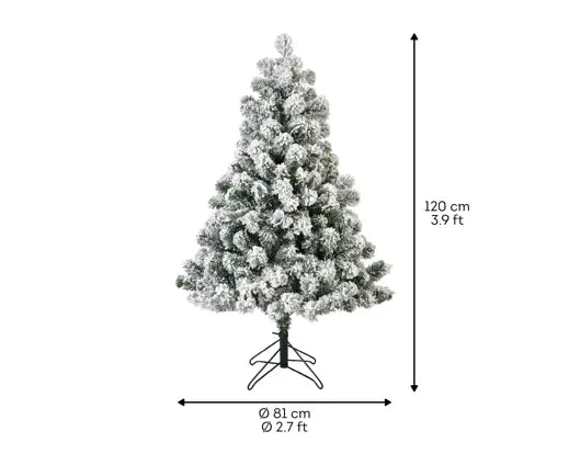 IMPERIAL SNOWY Sapin de Noël EVERLANDS haute qualité - H 120 cm