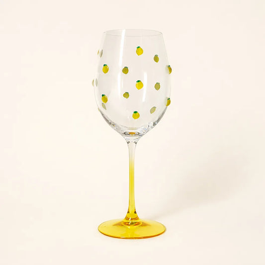 CITRONS Verre à pieds  43,5 cl