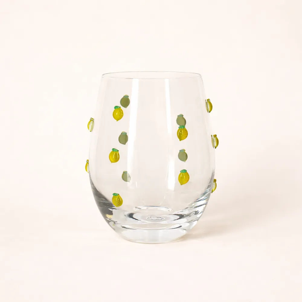 CITRONS Verre gobelet 40 cl