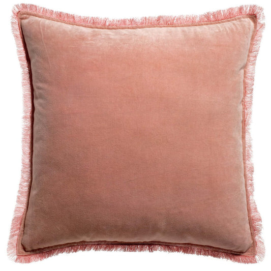 Coussin uni Fara Pink 45 x 45