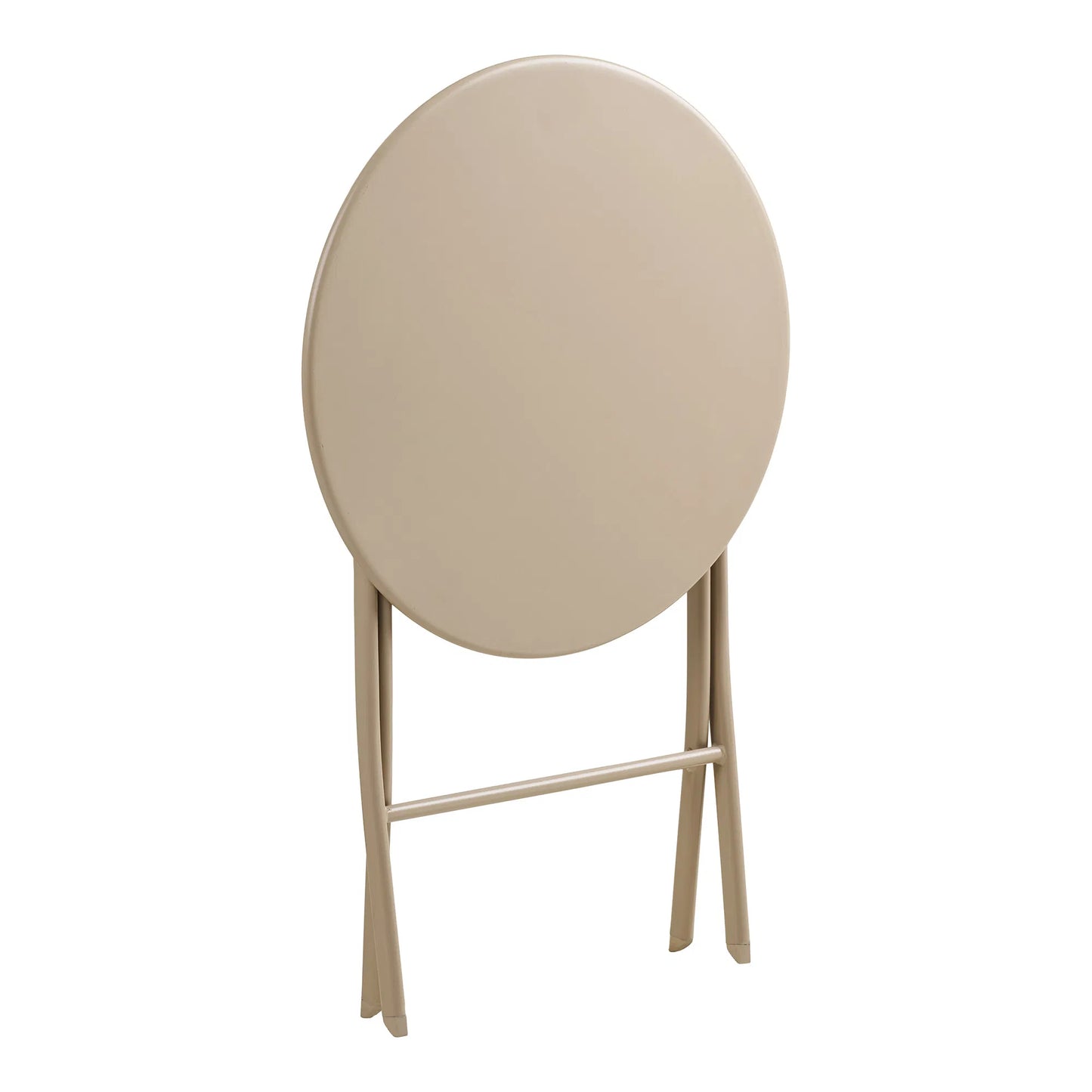 NAPLES Ensemble bistro acier et corde beige 3 pièces