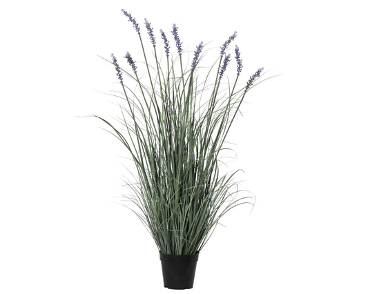 LAVANDE violette artificielle en pot H 96 cm