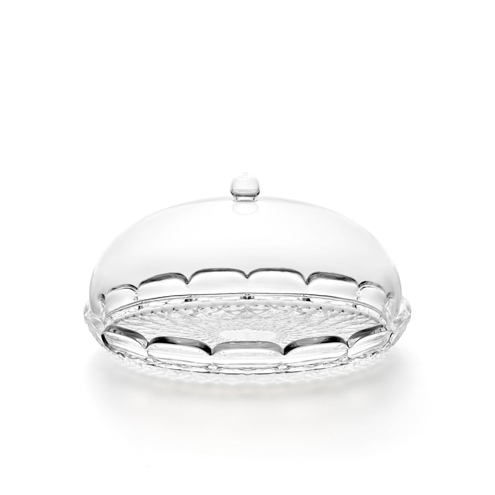 VANITY Plat à gâteau avec dôme transparent