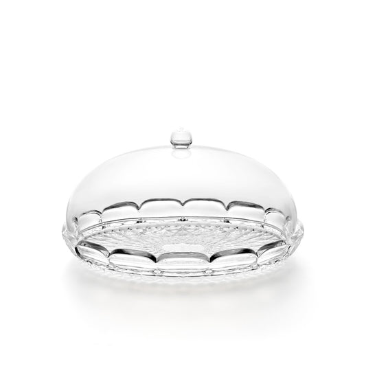 VANITY Plat à gâteau avec dôme transparent