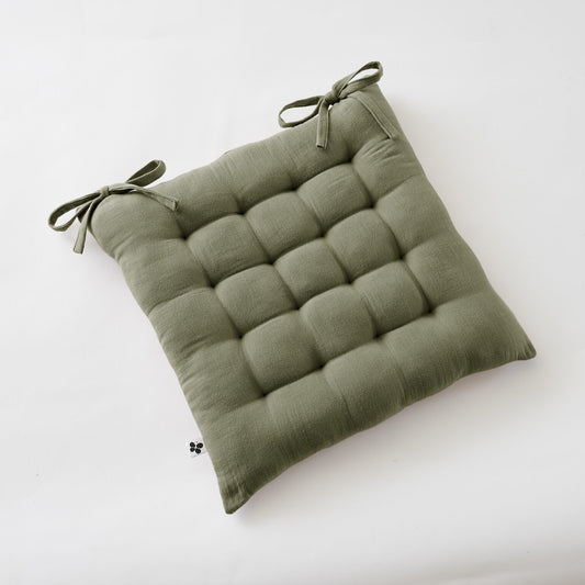 GAIA Assise matelassée 16 points 40x40 Romarin