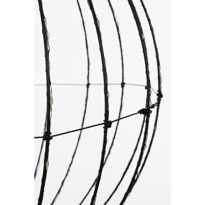 BOULE blanc chaud 260 LED Ø40 CM - Noir