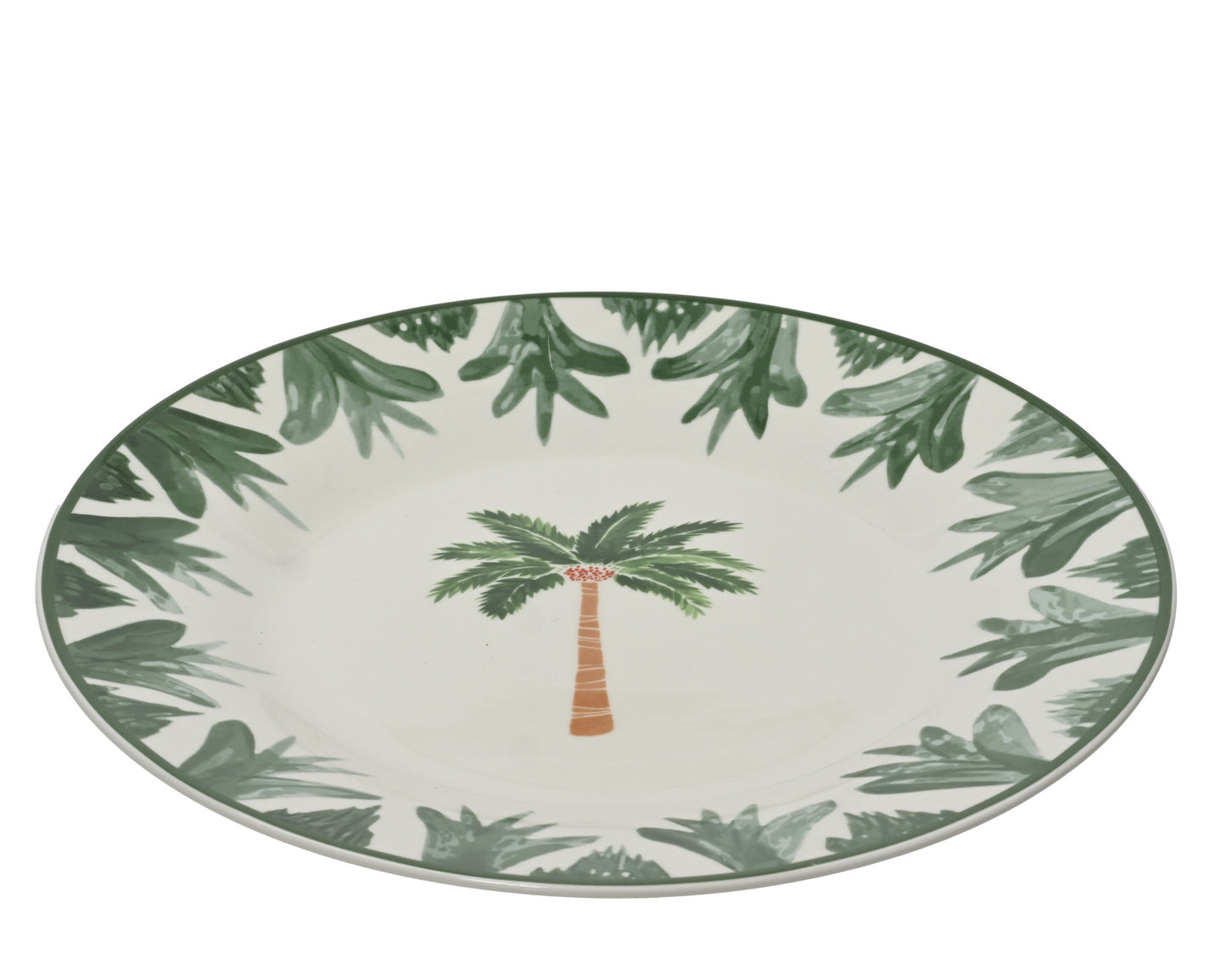 PALMIER VERT assiette plate