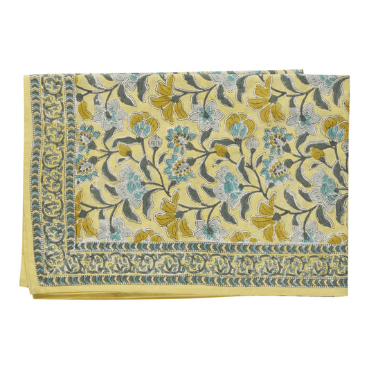 BOHEMIAN CAMOMILLE - Nappe indienne 170x250 cm