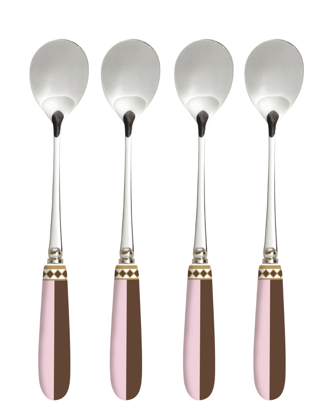 SWEET - coffret 4 cuillères manche porcelaine