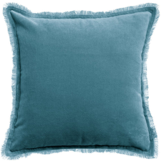 Coussin uni Fara Acier 45 x 45