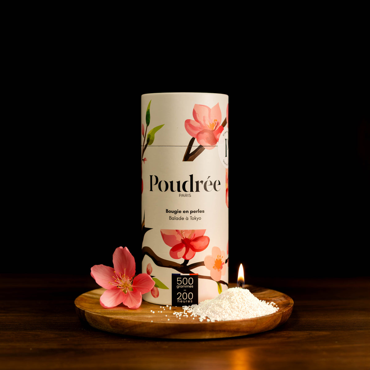 POUDREE Bougie - Balade à Tokyo - Collection Permanente 500g