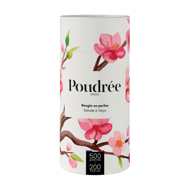 POUDREE Bougie - Balade à Tokyo - Collection Permanente 500g