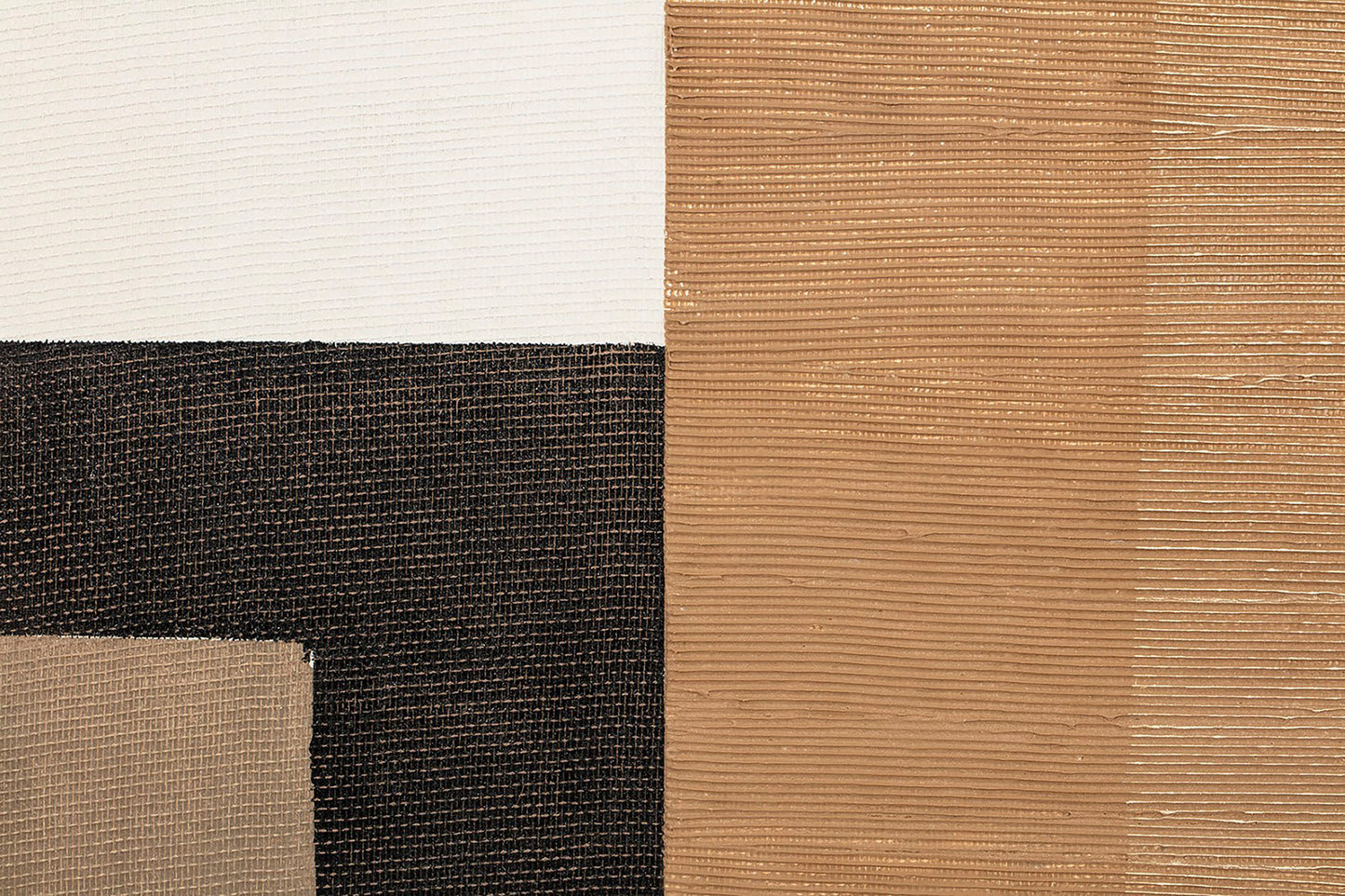 MAELINE  N°1 Toile Abstraite marron 101x82 cm