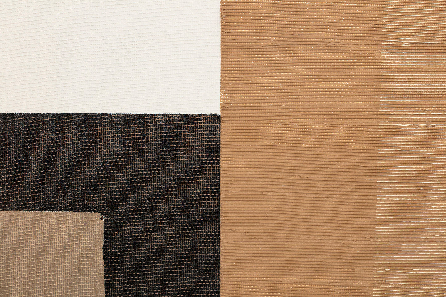 MAELINE  N°1 Toile Abstraite marron 101x82 cm