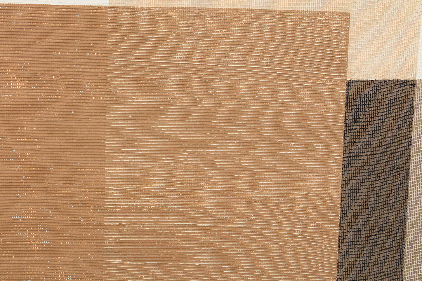 MAELINE  N°1 Toile Abstraite marron 101x82 cm