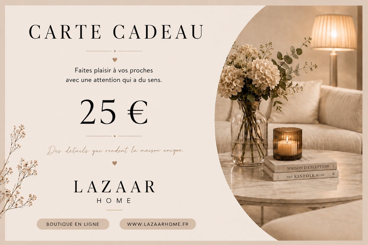 e-CARTE CADEAU Lazaar Home