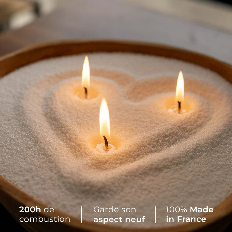 POUDREE Bougie - Ambre Gris - Collection Signature 500g