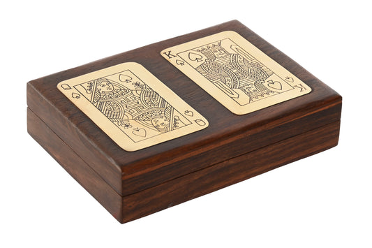 JEUX DE CARTES - 2 set - bois de sheesham